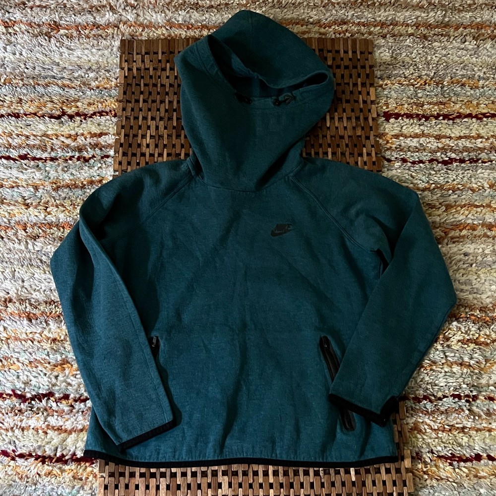 Nike Tech Fleece Hoodie Hoody Pullover Green Women's Size Medium M