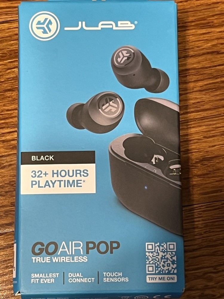 FLASH SALE  JLab GO Air POP True Wireless In Ear Headphones Black 32+ Hours-image