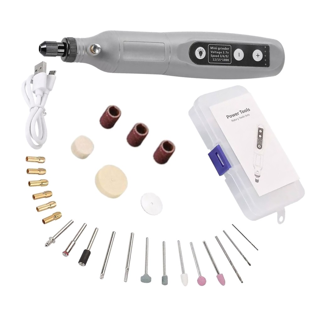 New USB Charging Cordless Electric Mini Drill Grinder Polishing Pen Rotary Tool