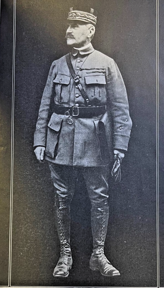 1918 Vintage Magazine Illustration French General Ferdinand Foch