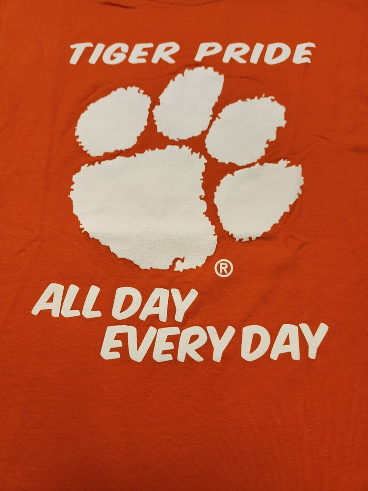 Clemson Tigers Orange Hanes Comfortsoft T-Shirt XL Show Your Tiger Pride-image