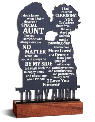 Thoughtful Gifts for Aunt – Christmas, Valentines Day, From Nephew