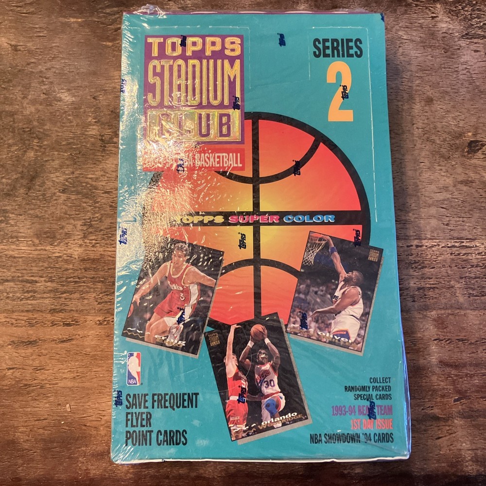 1993-94 Stadium Club Basketball Hobby Box Series 2 Beam Teams RARE HOT
