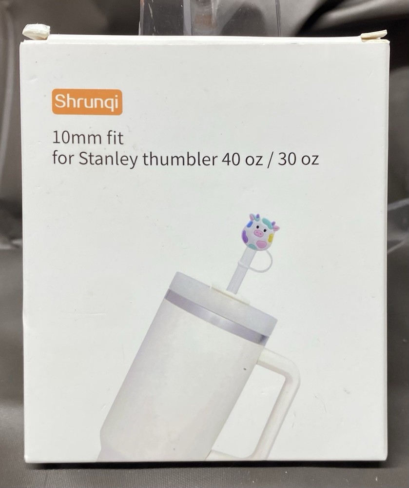 Squishmallows Straw Covers for Stanley 30oz & 40oz Tumblers 8-Pack Cow Design