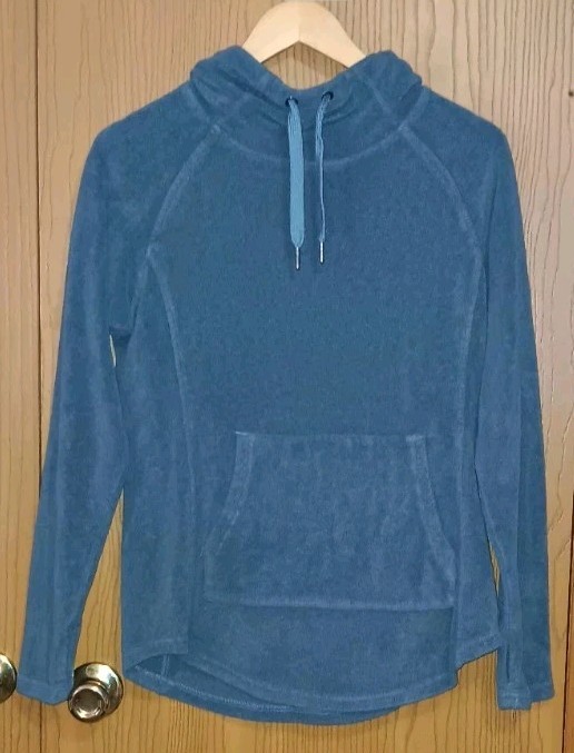 Free Fly Fleece Performance Bamboo Hoodie Unisex Size Small Blue Thumb Holes...