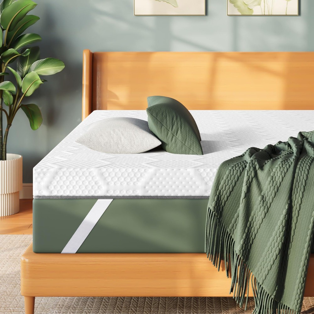VISCOFLEX Mattress Topper King 4 Inch, Gel Memory Foam King Size Mattress Top...