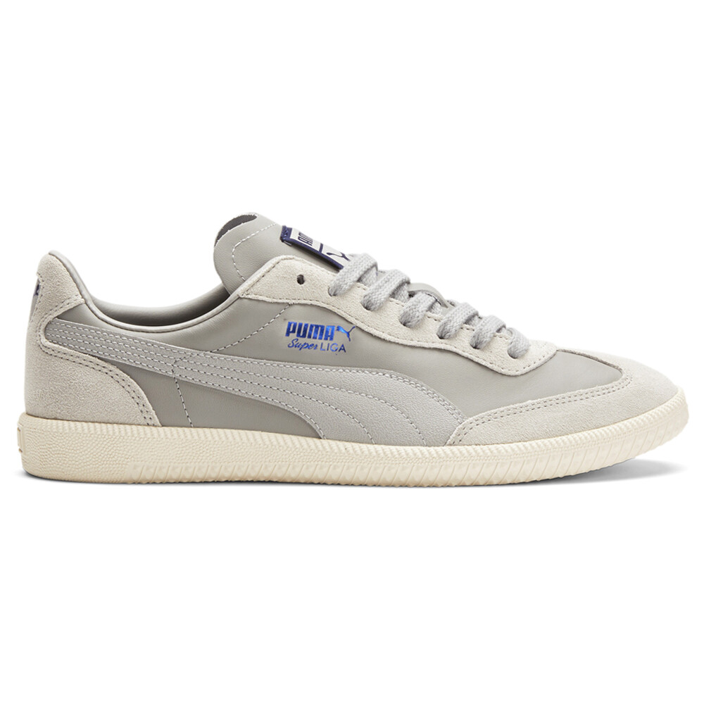 Puma Super Liga Og Retro Lace Up  Mens Grey Sneakers Casual Shoes 35699919