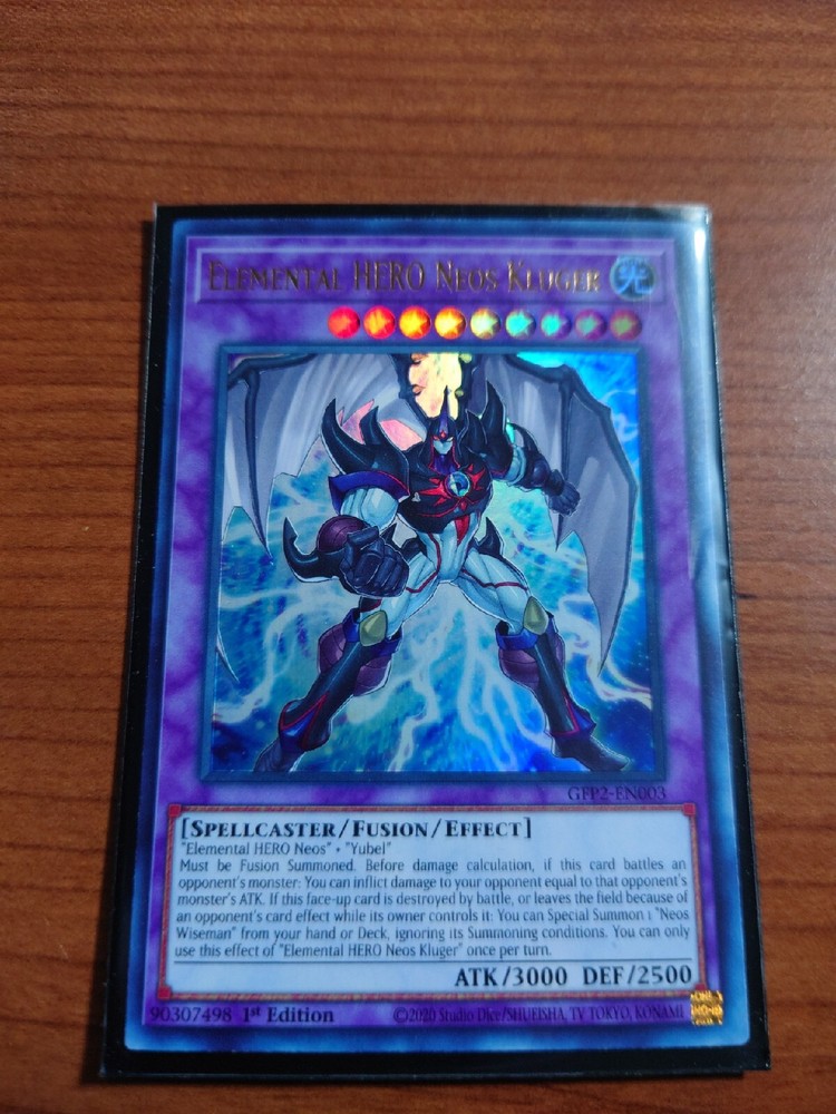 Elemental HERO Neos Kluger Ghost Rare 1st Edition GFP2-EN003