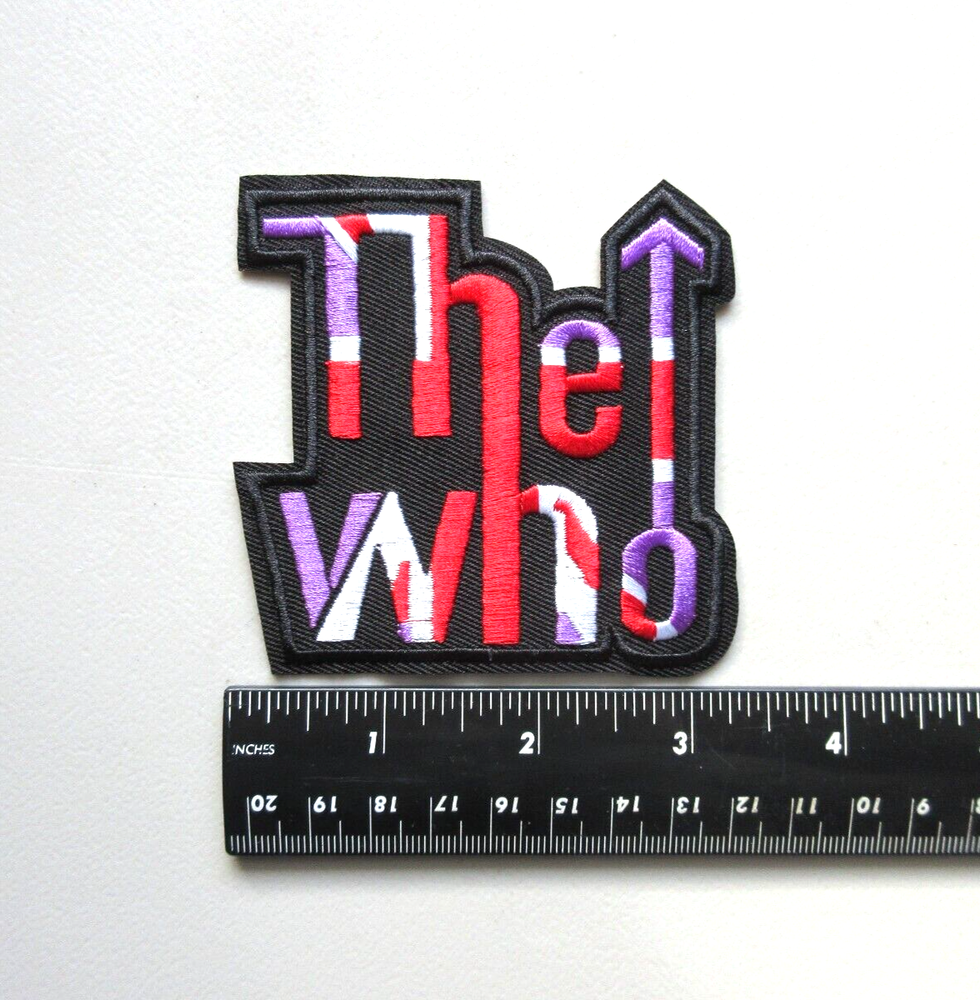 🔥THE WHO MUSIC ROCK BAND BATTLE VEST JACKET CLOTHING IRON ON EMBROIDERED PATCH