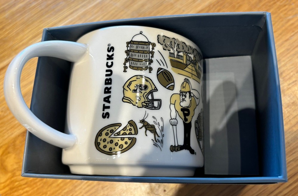 Purdue University Been There Starbucks mug NEW IN BOX