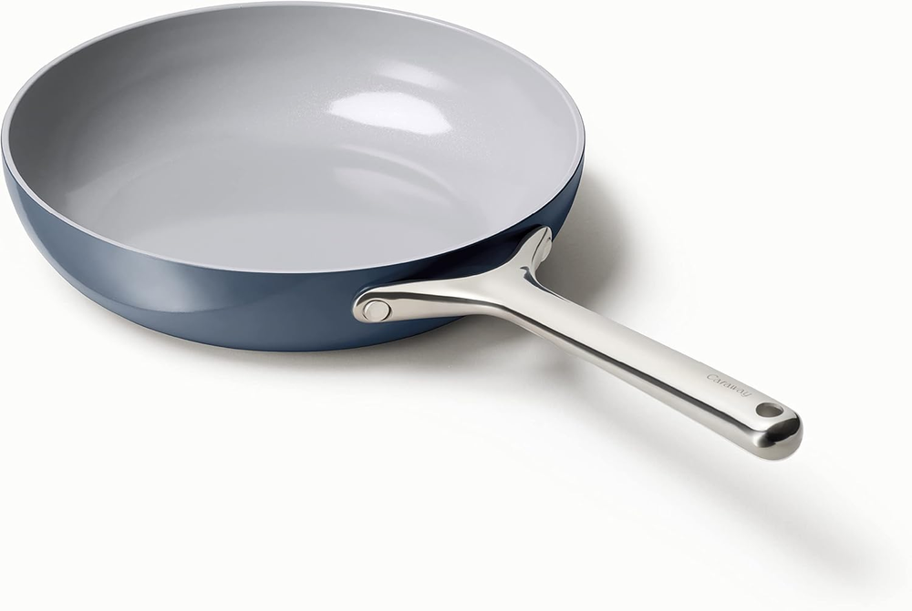 Nonstick Ceramic Frying Pan 10.5 Inch 2.7 Qt PTFE PFOA Free Oven Safe