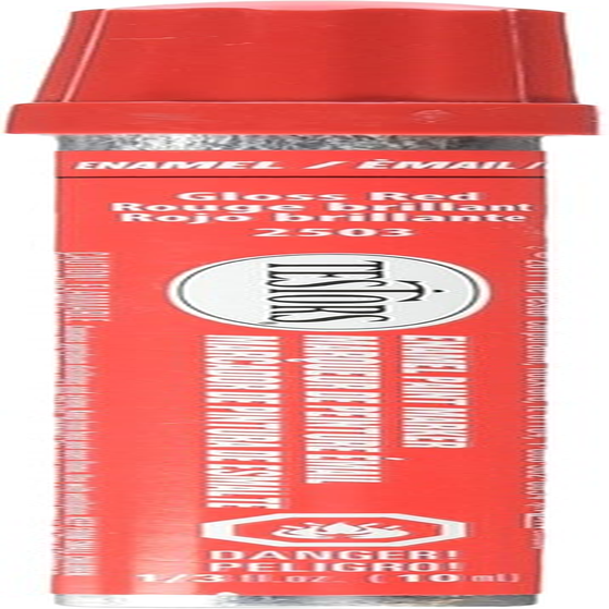 Gloss Red Enamel Paint Marker - 1 Fl Oz Fine Tip for DIY & Crafts