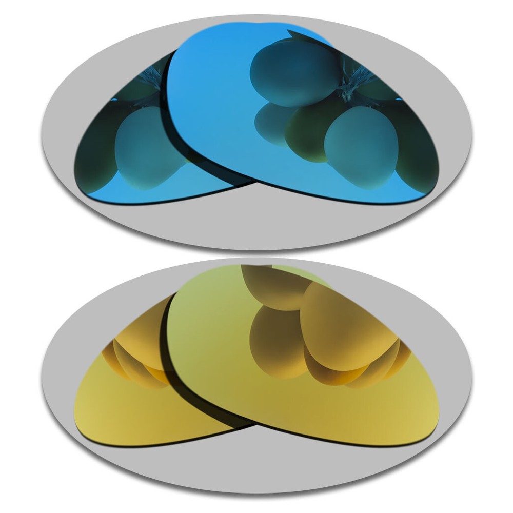 Sky Blue&Yellow Gold Lenses Replacement For-Oakley Minute 1.0 Polarized