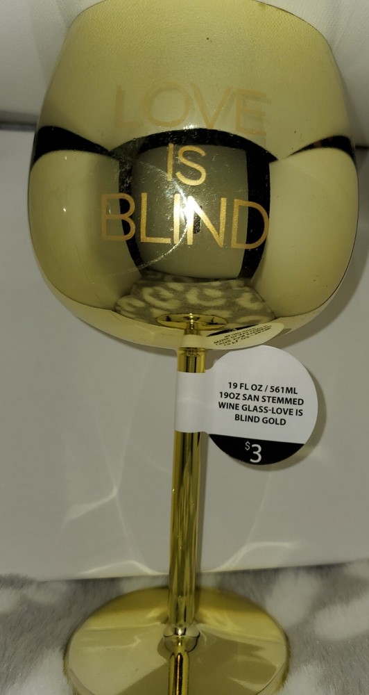 Divorce Party Love is Blind wine glass Goblet Novelty Party Celebration Set Of 8
