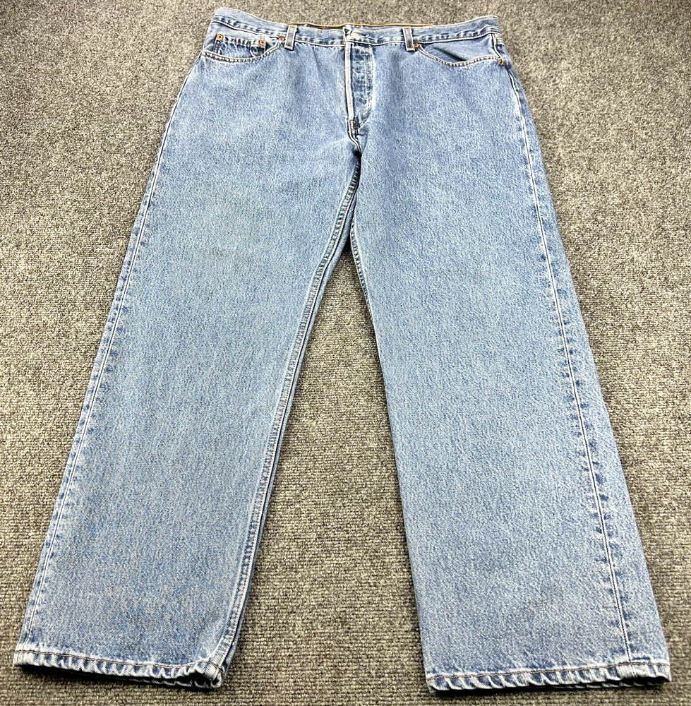 Vintage Levi's 501 Mens 40x30(Fits 38x30)Blue Button Fly Jeans USA Made 90s