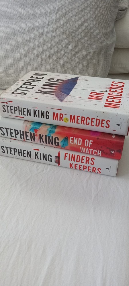 Stephen King Mr Mercedes Trilogy 1st Editions LOT Finders Keepers End of Watch