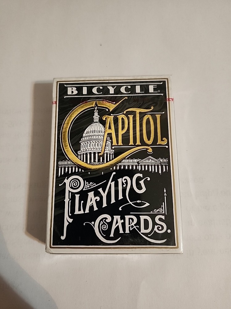 Bicycle Capitol Playing Cards Limited Edition Sealed New
