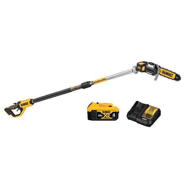 DEWALT 20V MAX XR Cordless Pole Saw Kit with Battery and Charger
