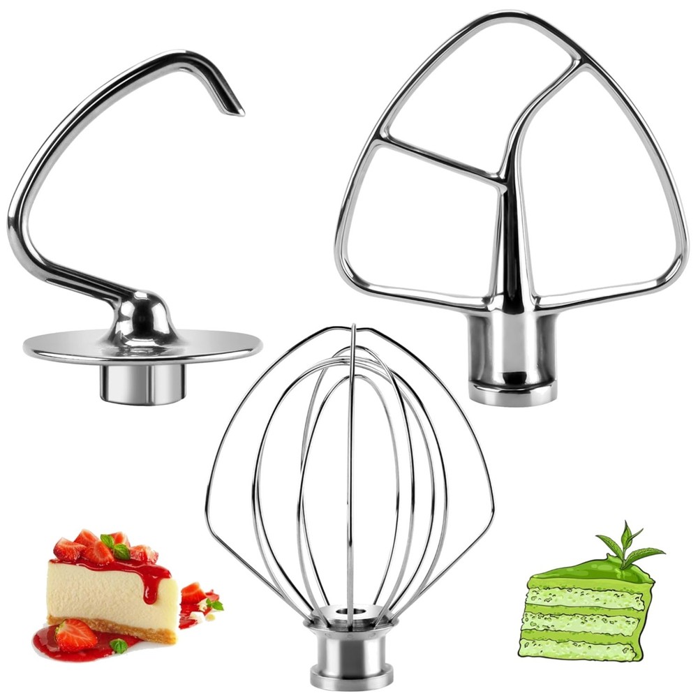 Upgrade Your Kitchen with K45 Stainless Steel Mixer Attachments for Baking