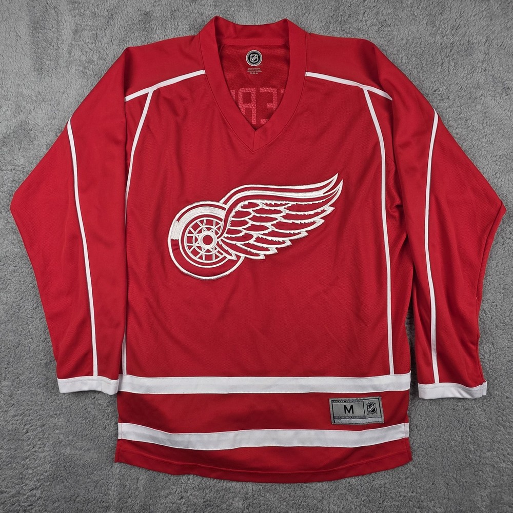 NHL Team Apparel Hockey Jersey Mens Medium Detroit Red Wings Henrik Zetterberg