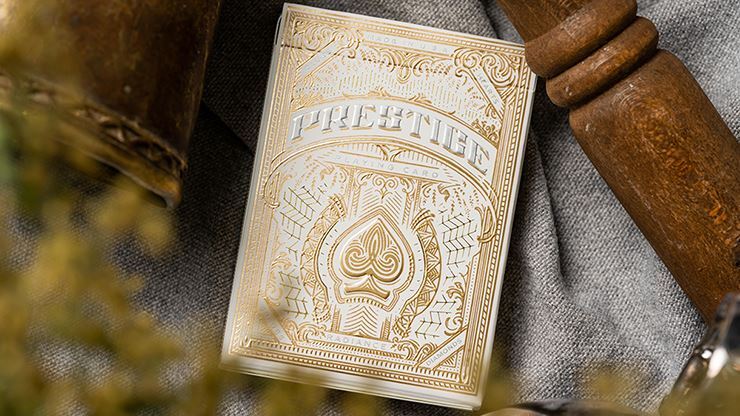 Prestige (White) Playing Cards, A Great Gift for Poker Players and Collectors