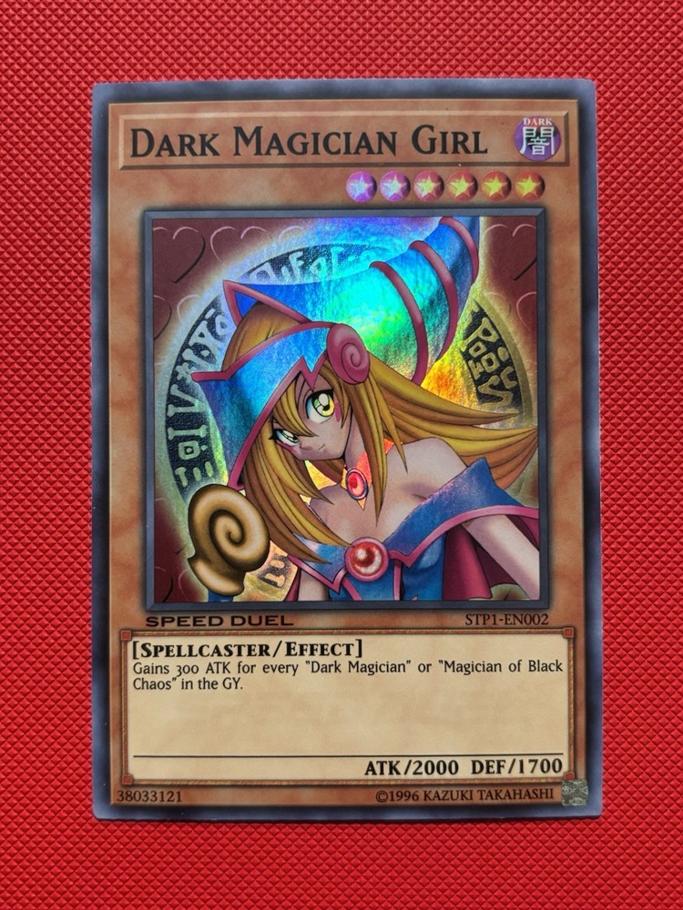 Yugioh Dark Magician Girl STP1-EN002 Super Rare Near Mint