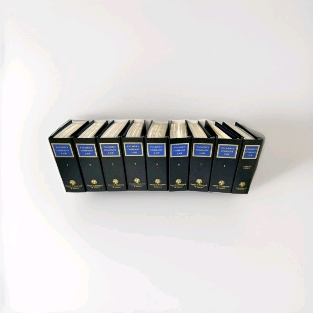 Palmer's Company Law Looseleaf 8 Vols Tables Index Total 9 Full Set