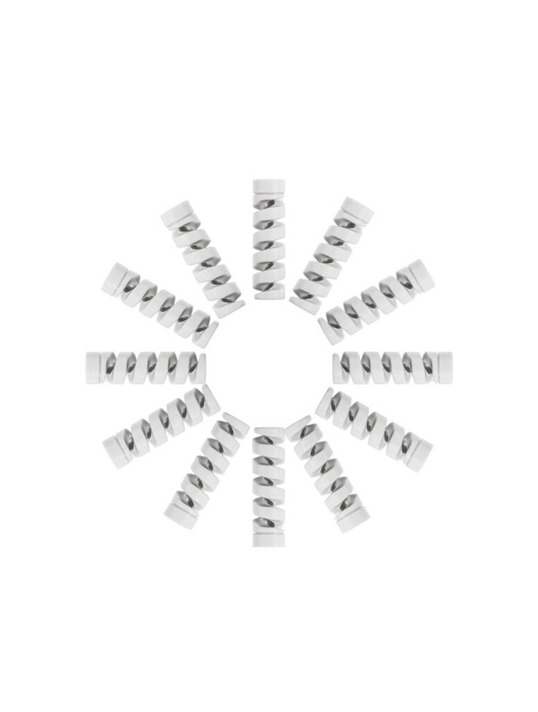 Spiral Silicone Charger Cable Protector 12pc Flexible Cord Saver