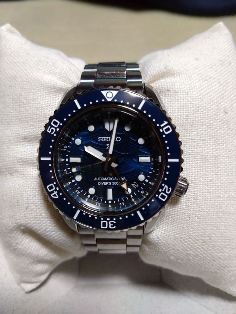 SEIKO PROSPEX SBEJ027 DIVER WATCH 60TH ANNIVERSARY LIMITED GMT BLUE DIAL