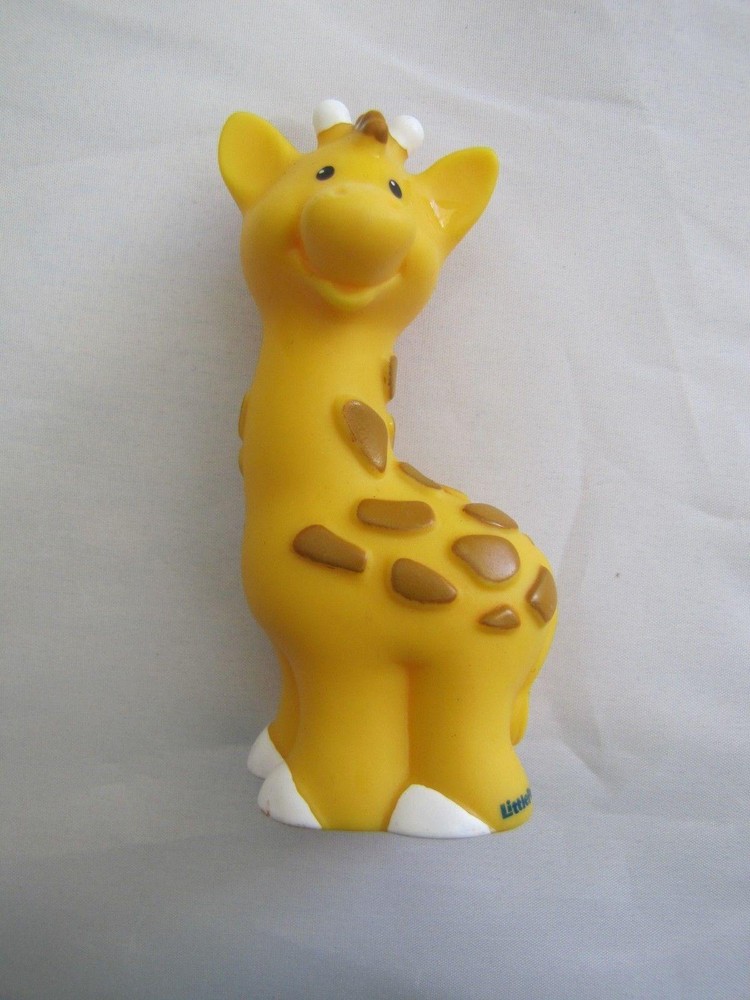 Rare Fisher Price Little People Bumpy Spots Giraffe Zoo Noah's Ark Figure