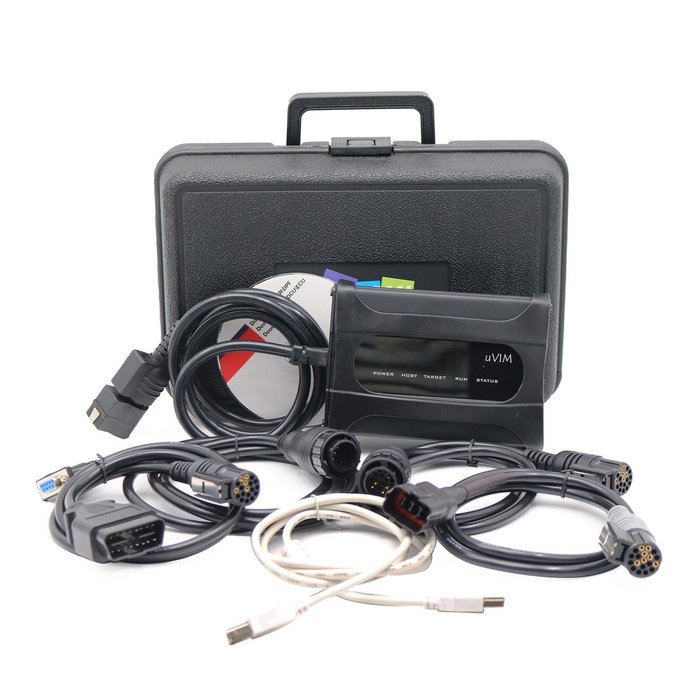 For Doosan Diagnostic Tool DMS-5 UVIM Interface Forklift Excavator Scanner Kit