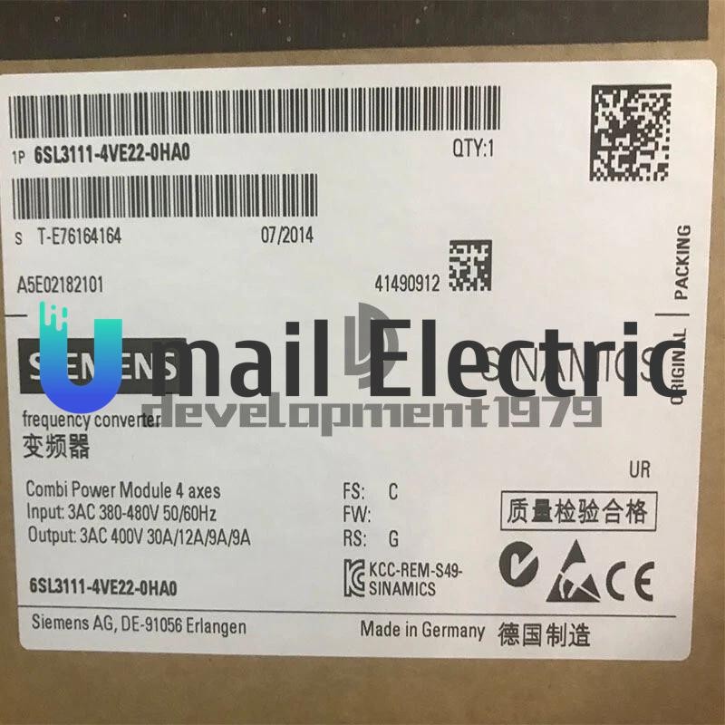 1PC Siemens S120 6SL3111-4VE22-0HA0 Combi Power Module NEW-