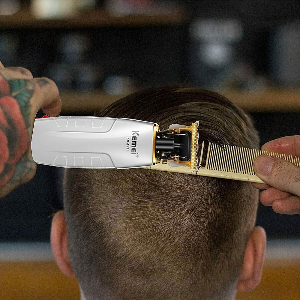 Hair Trimmer Baldheaded Hair Beard Clipper Cordless Grooming Kits KM-1931