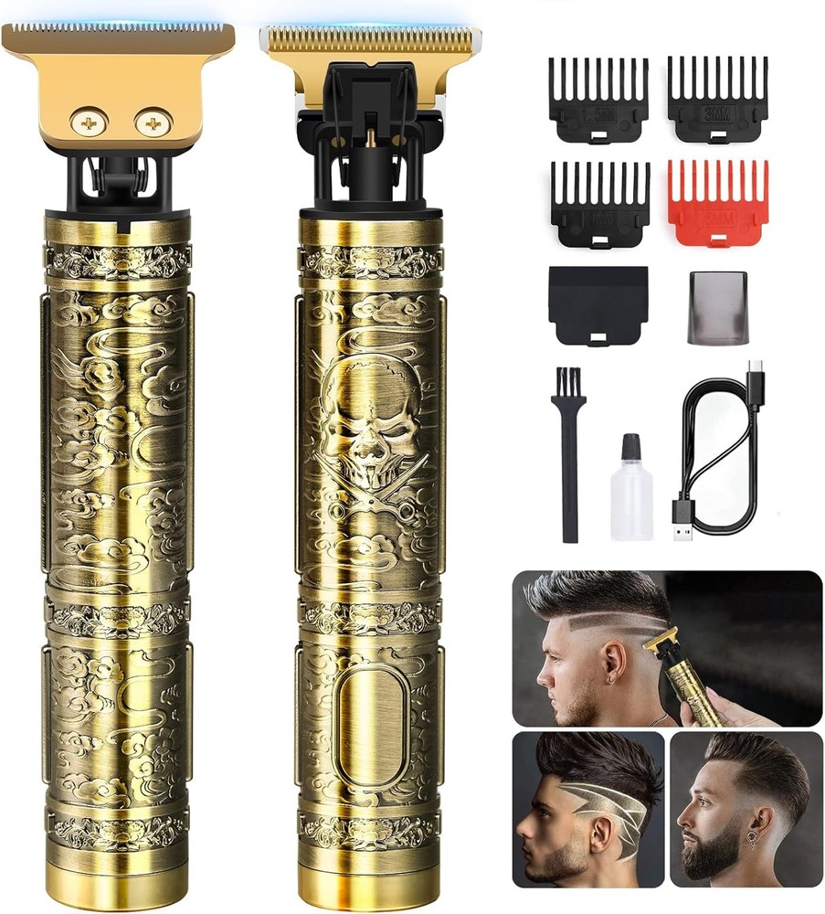Professional Hair Trimmer for Men, Beard Clippers Bronze