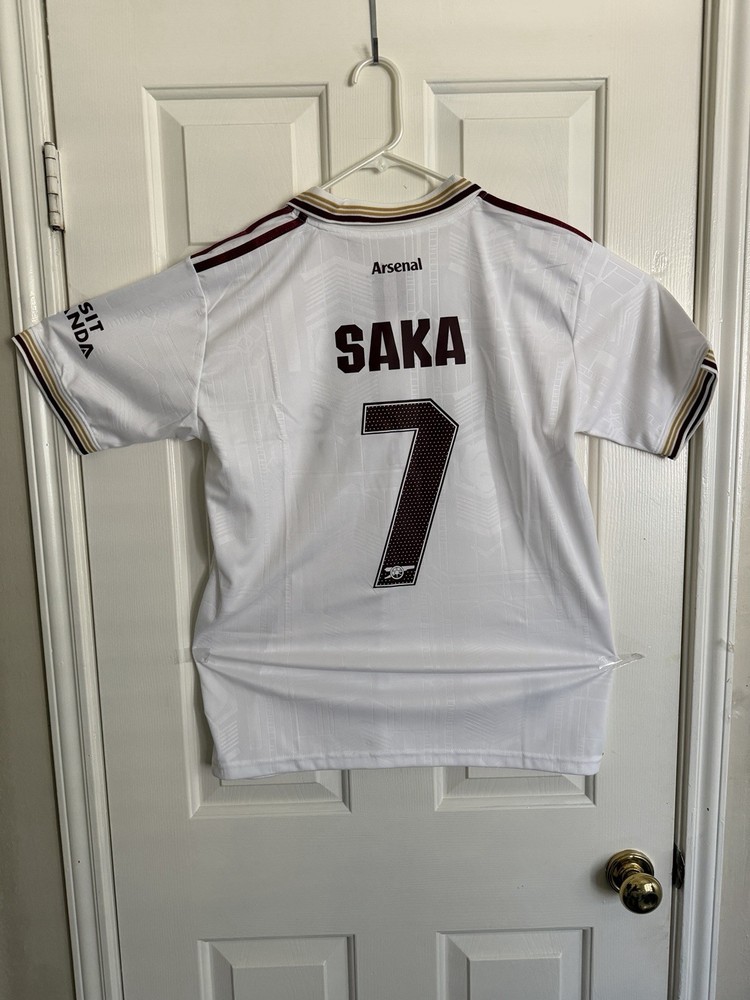 Arsenal Saka #7 Champions League Jersey Size Large