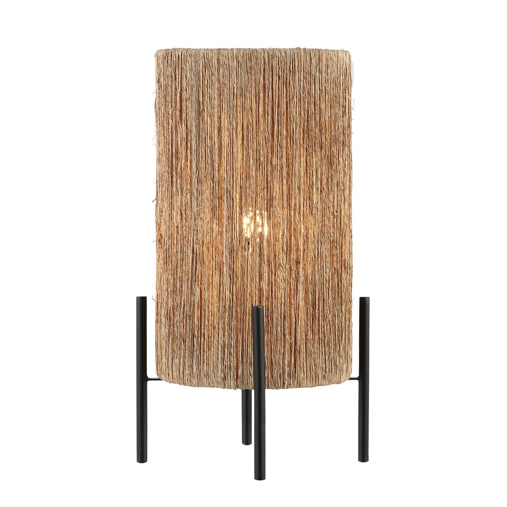 JONATHAN Y JYL4043 Kai 17 Brown LED Buffet Table Lamp Modern Lighting