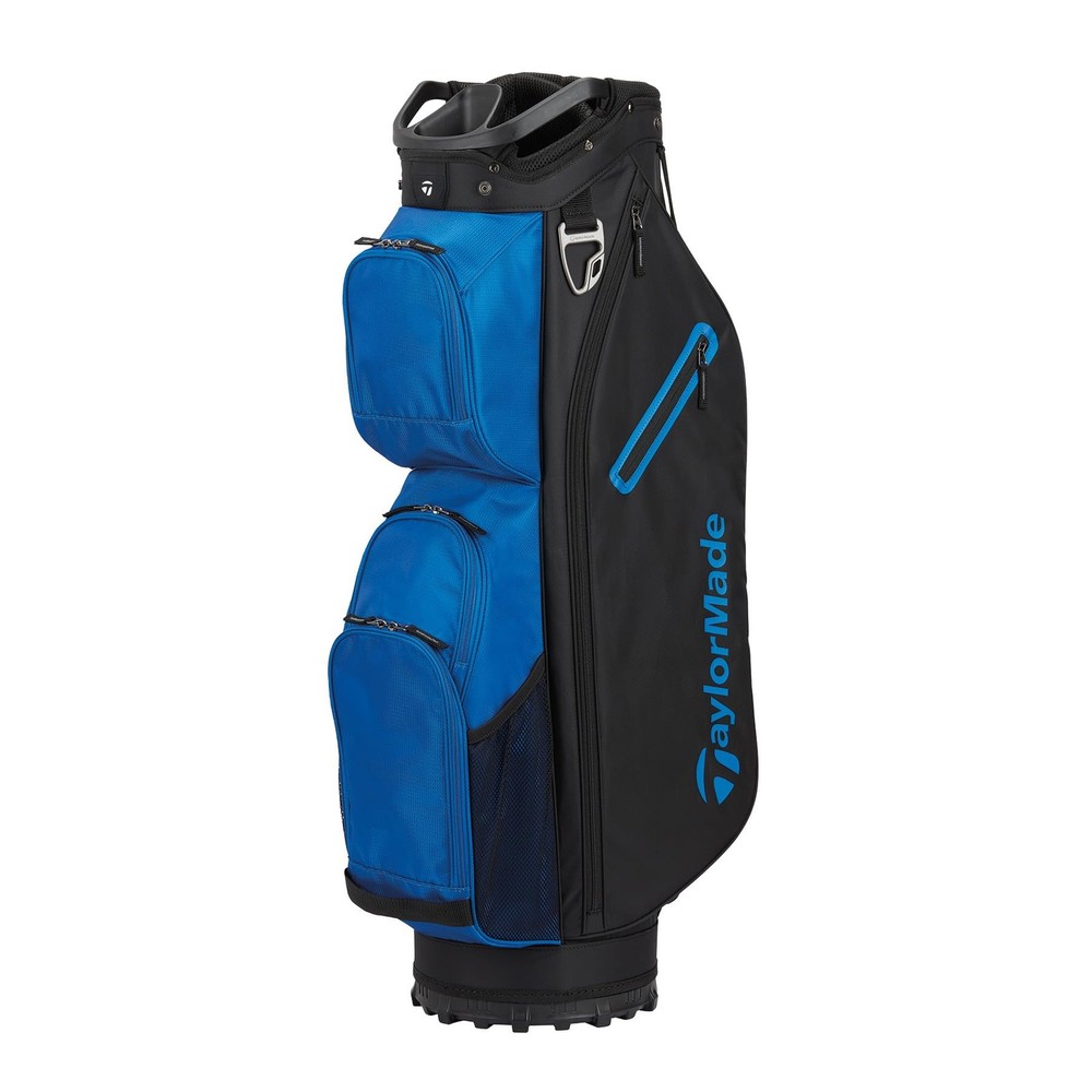 TaylorMade 2023 Black Royal Blue Cart Golf Bag with Premium Features