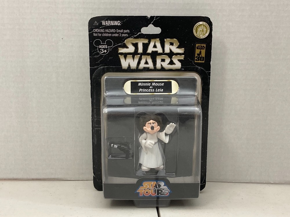 2007 Star Wars Disneyland Tours Disney Figure - Minnie Mouse Princess Leia