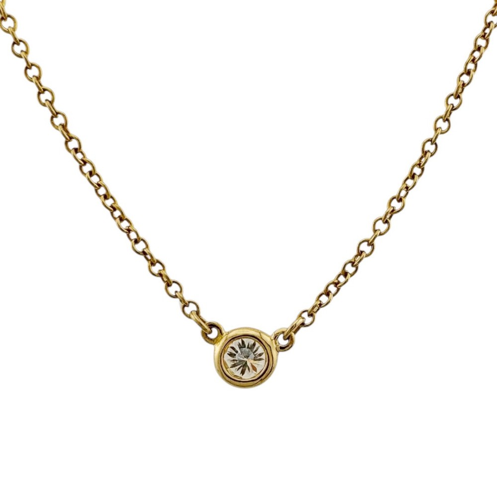 Tiffany By The Yard 0.08ct Diamond Necklace in 18K Yellow Gold for Women