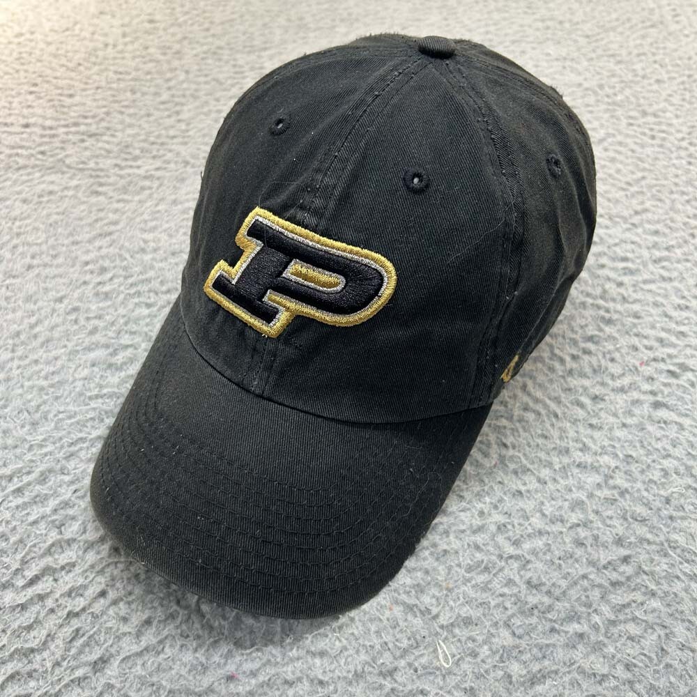 Purdue Boilermakers Hat Cap Men One Size Strapback 47 Brand Black