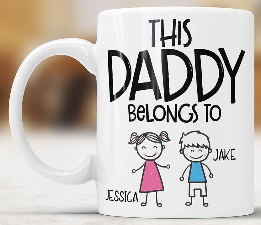 Personalized Mug For Dad Personalized Fathers Day Mug Custom Dad Mug Fathers Day