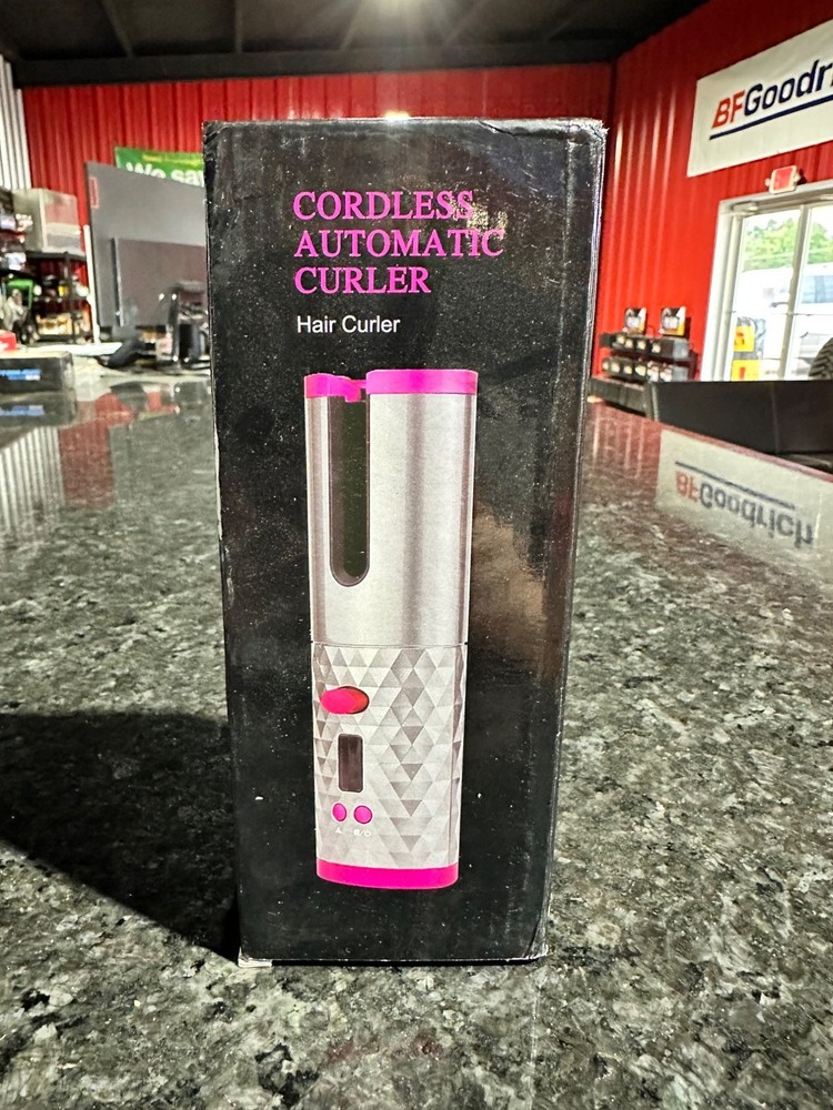 Automatic Curling Iron, Cordless, w/ 6 temps and timer, Auto Shut off