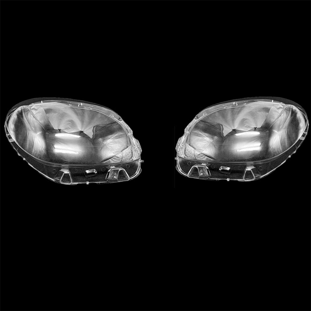 Headlight Headlamp Clear Lens Cover Pair For Mercedes-Benz Smart 2016-2019