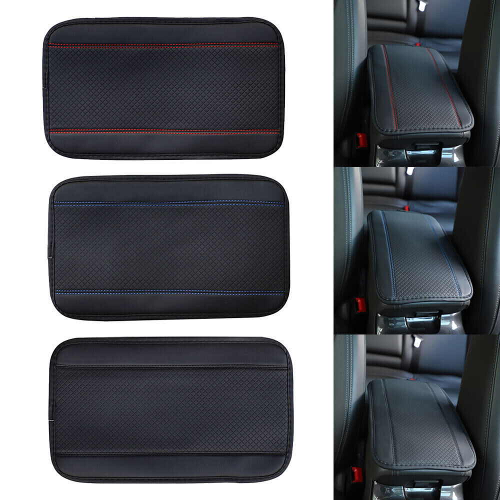 31.5x20.5cm Soft Leather Armrest Pad Cover for Car Center Console Cushion