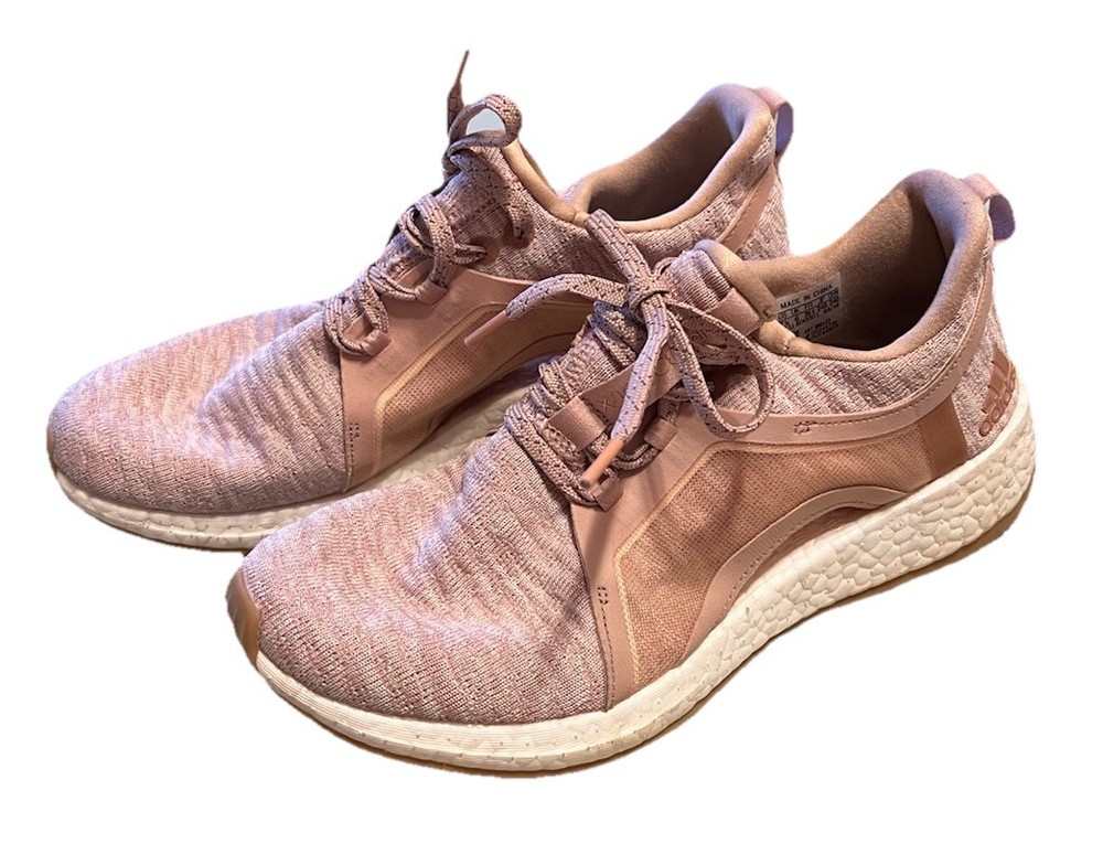 Women’s Pink Adidas Running Sneakers, Size 7.5