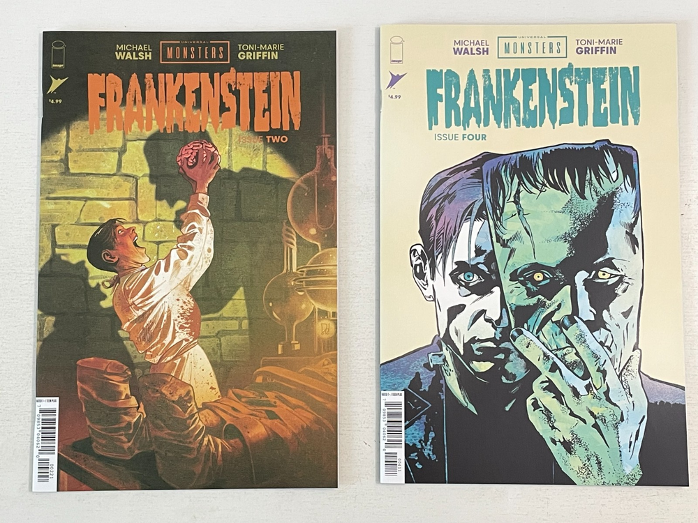 Skybound Comics Universal Monsters Frankenstein 2 Book Lot 2 4 VFNM 2024