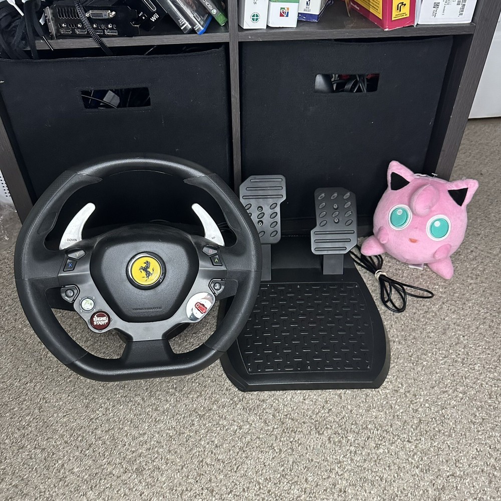 Thrustmaster TX Racing Wheel Ferrari 458 Italia Edition for Xbox 360 with Pedals