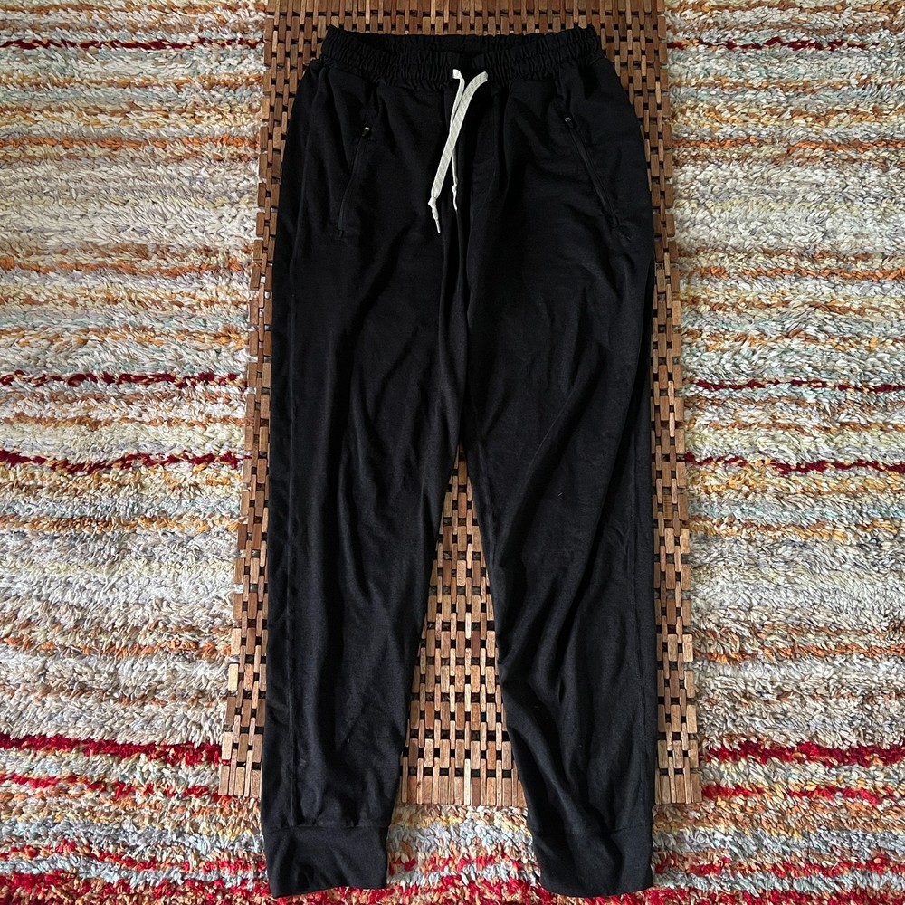 Vuori Sunday Performance Stretch Joggers Sweatpants Black Men's Small S