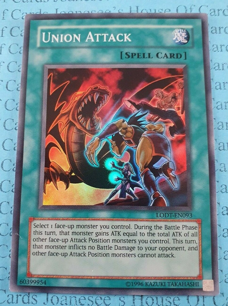 Union Attack LODT-EN093 Super Rare Yu-Gi-Oh Card Near Mint Condition