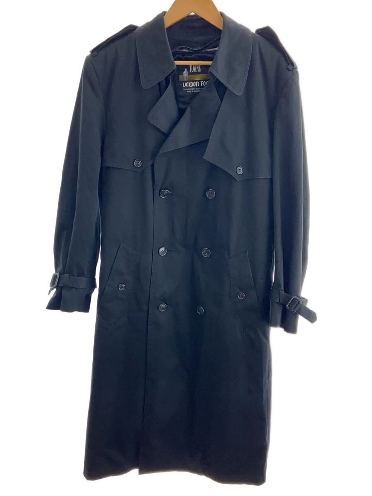 Towne London Fog/Trench Coat/40/-/Blk 3944